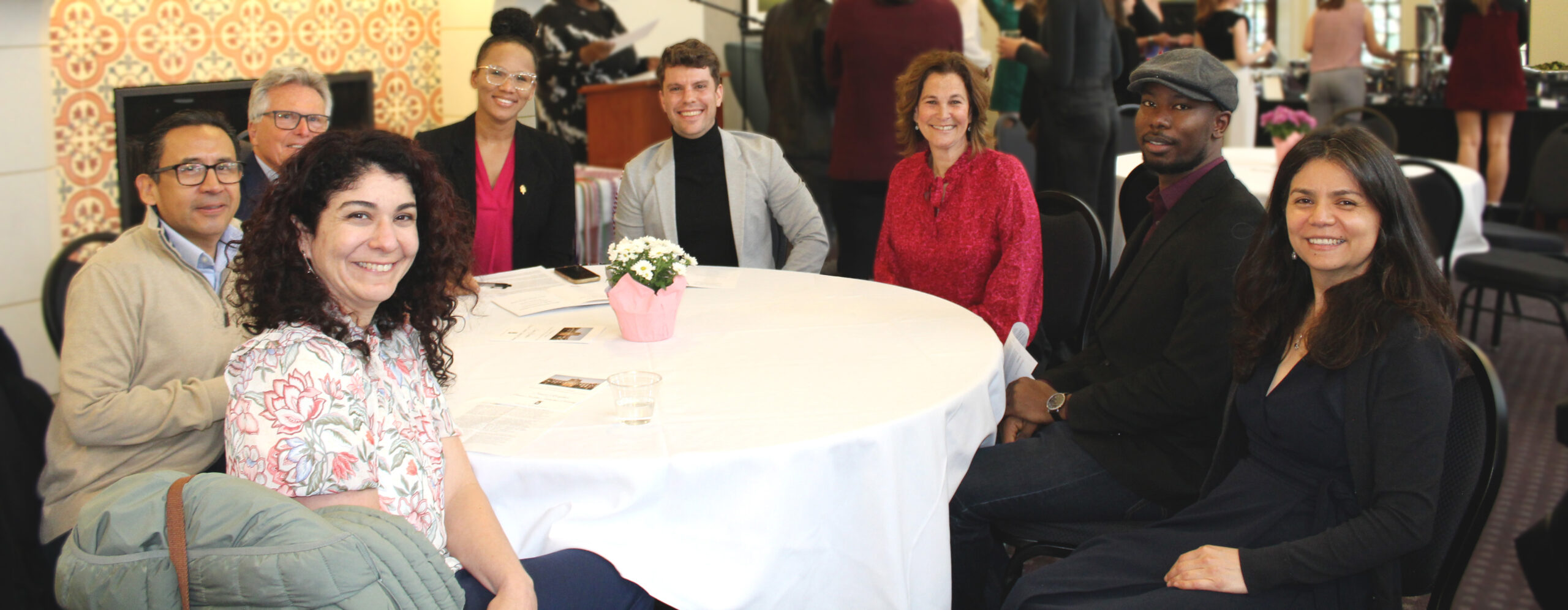 faculty sitting around table